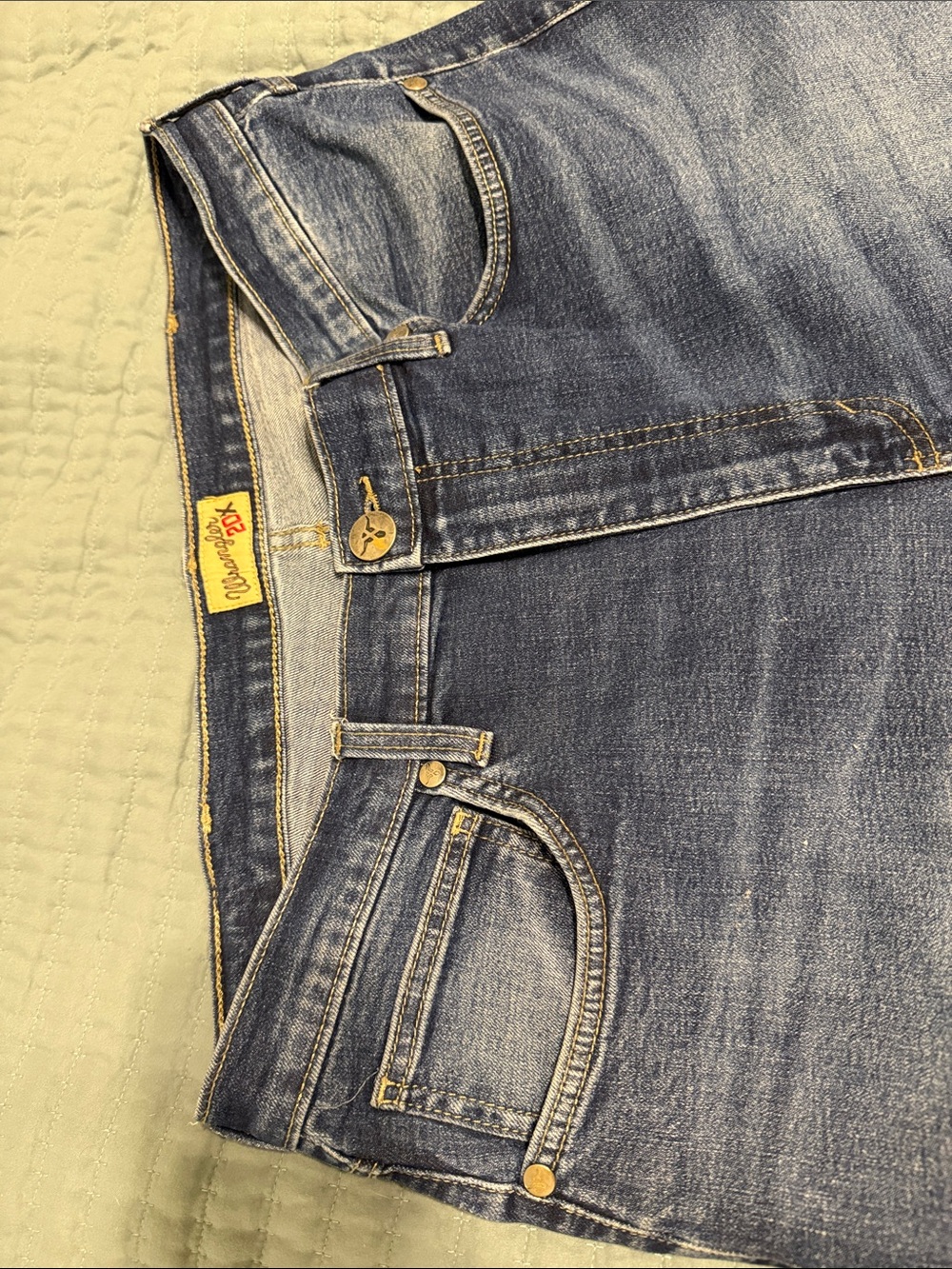 Wrangler 20x Bootcut Dark Blue Men's Denim Jeans